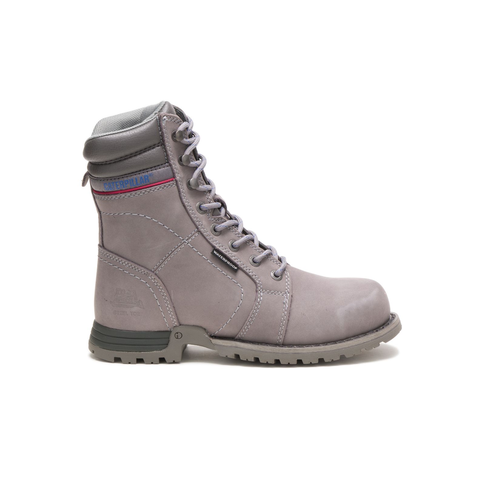 Caterpillar Boots Online - Caterpillar Echo Waterproof Steel Toe Womens Steel Toe Boots Grey (357481-TIR)